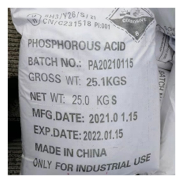  Vente chaude d'acide phosphoreux de haute qualité dans l'industrie alimentaire Commerce de phosphite de pesticide