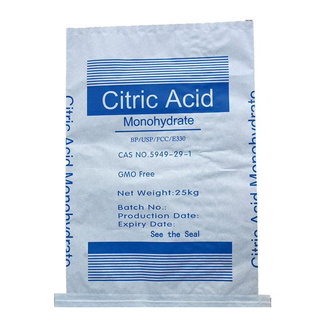 L'usine d'acide citrique fournit l'acide citrique anhydre granulaire CAS 77-92-9 de catégorie comestible