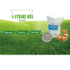 Meilleur prix L lysine HCL pour additif de volaille 98.5% Niveau d'alimentation L-Lysine