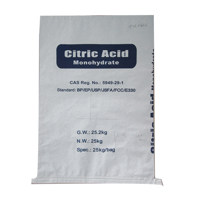 N° CAS 77-92-9 prix de l'acide citrique/acide citrique monohydraté anhydre