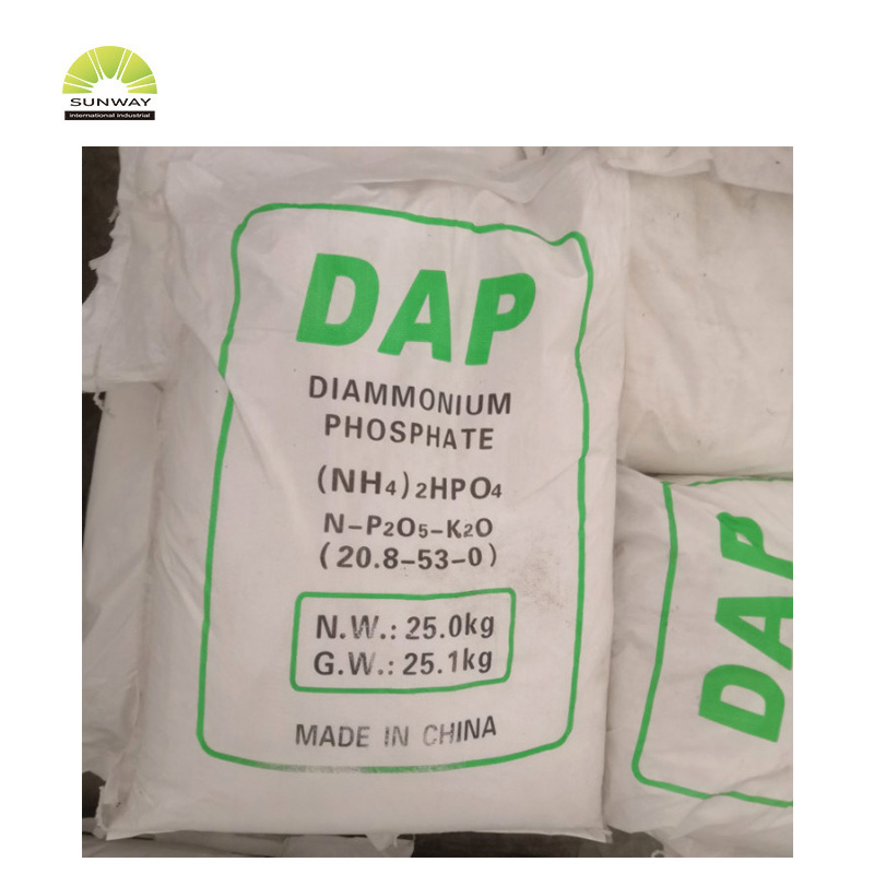 Poudre de DAP de phosphate diammonique de qualité industrielle de qualité alimentaire 